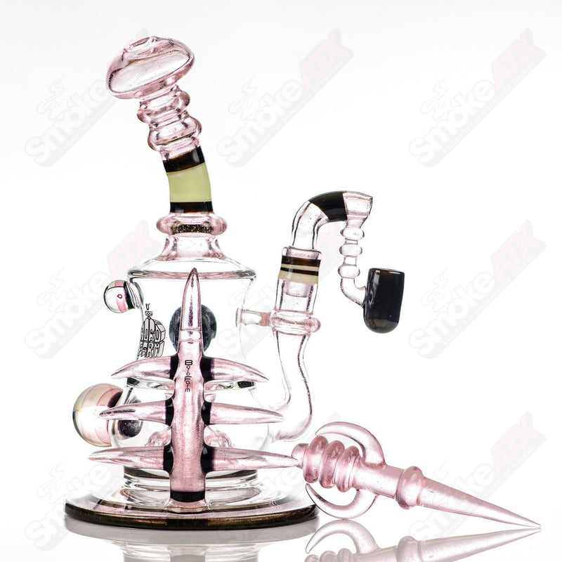 Mib Rig w/ Dabber (Pink CFL) Gordman x Boro Farm - Smoke ATX