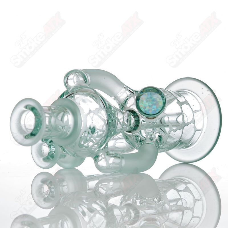 Tonic Single Color Double Up Rig Rooster Glass - Smoke ATX