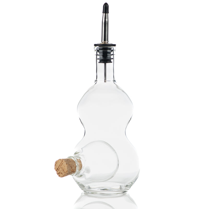 Double Chamber (Liqour Bottle/Stash Jar) Texas Hot Glass - Smoke ATX