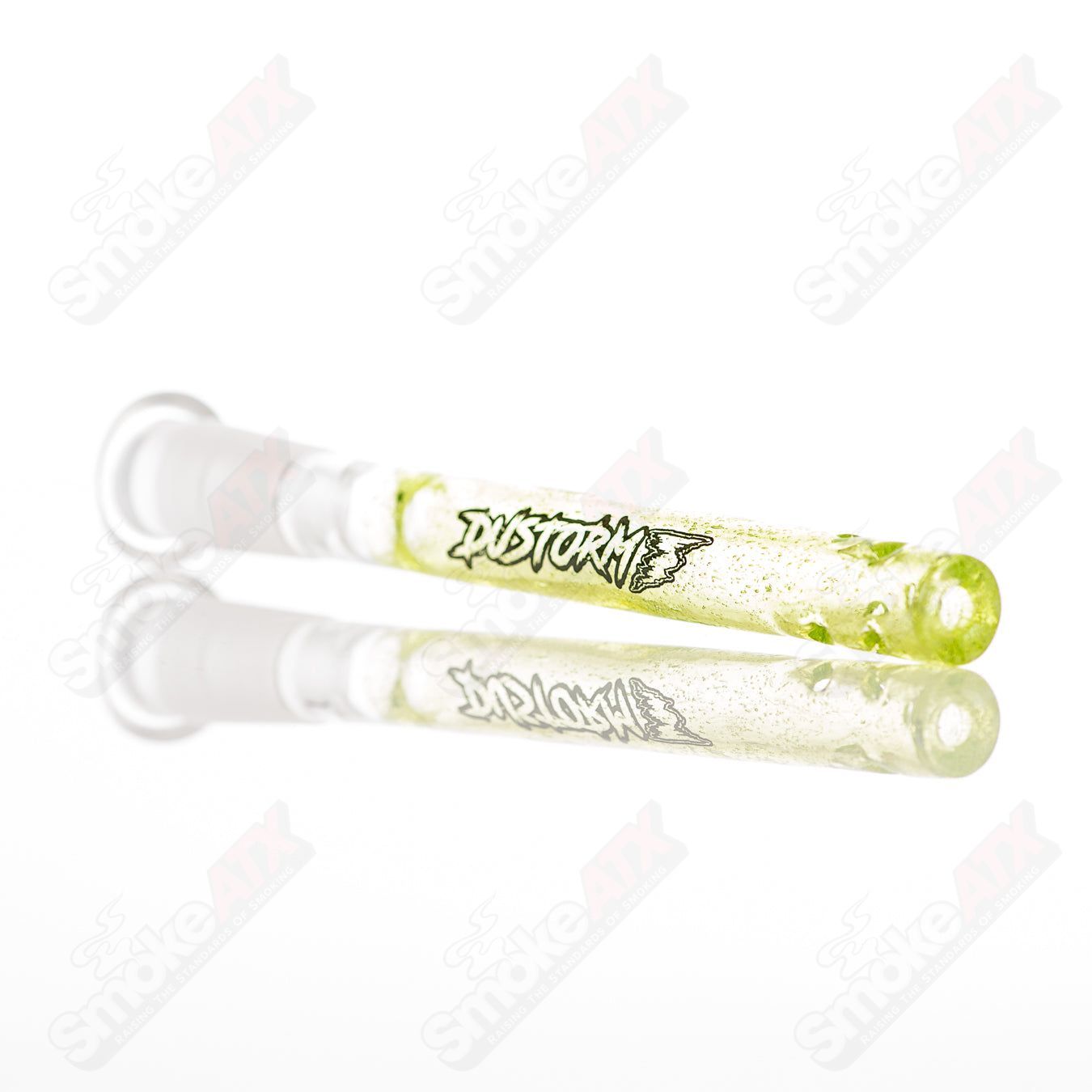 2 14mm UV Downstem German Diffused Single Color Dustorm Glass - Smoke ATX