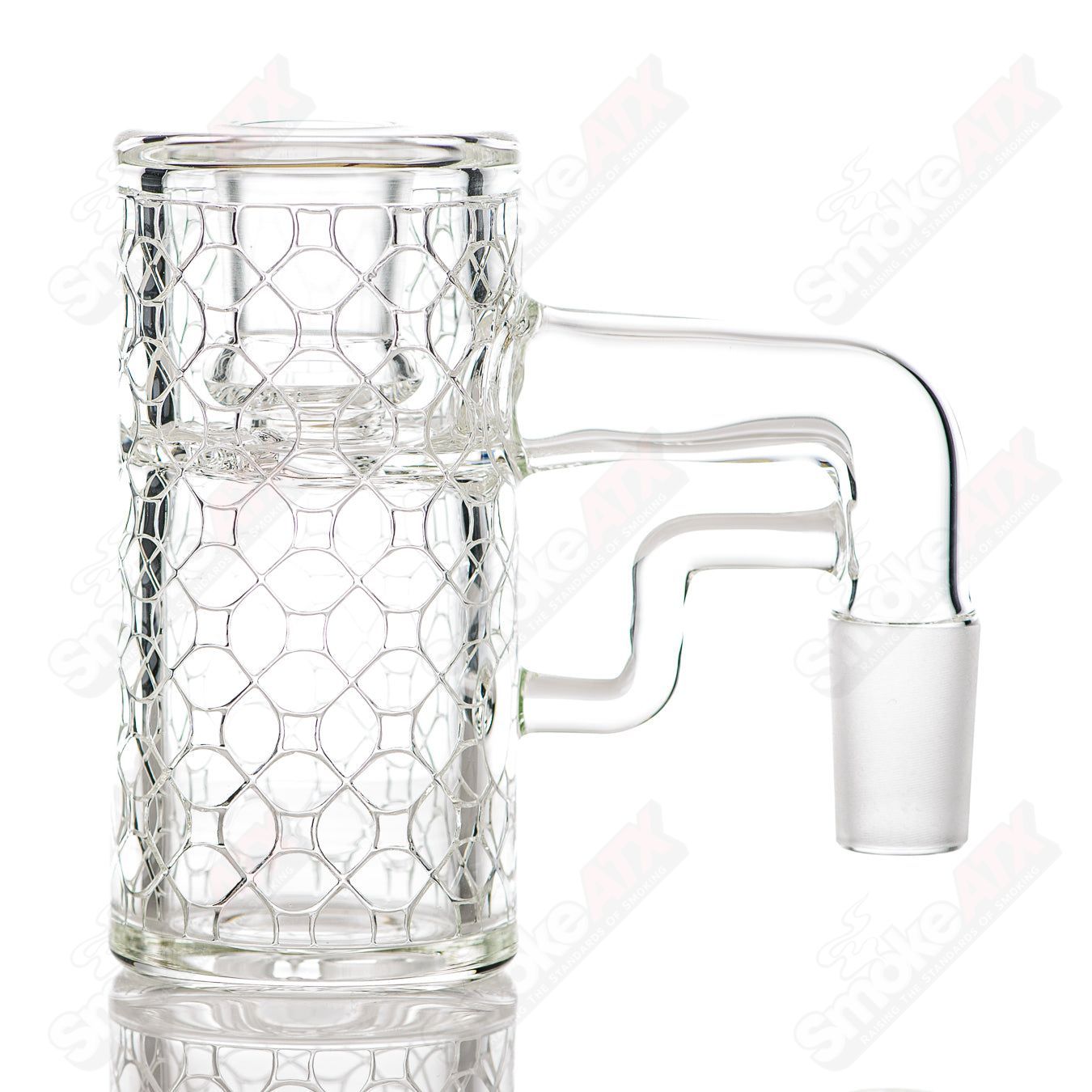 2 18/90 Elementum Bubble Trap Dry Catcher Avant - Garde Glass - Smoke ATX