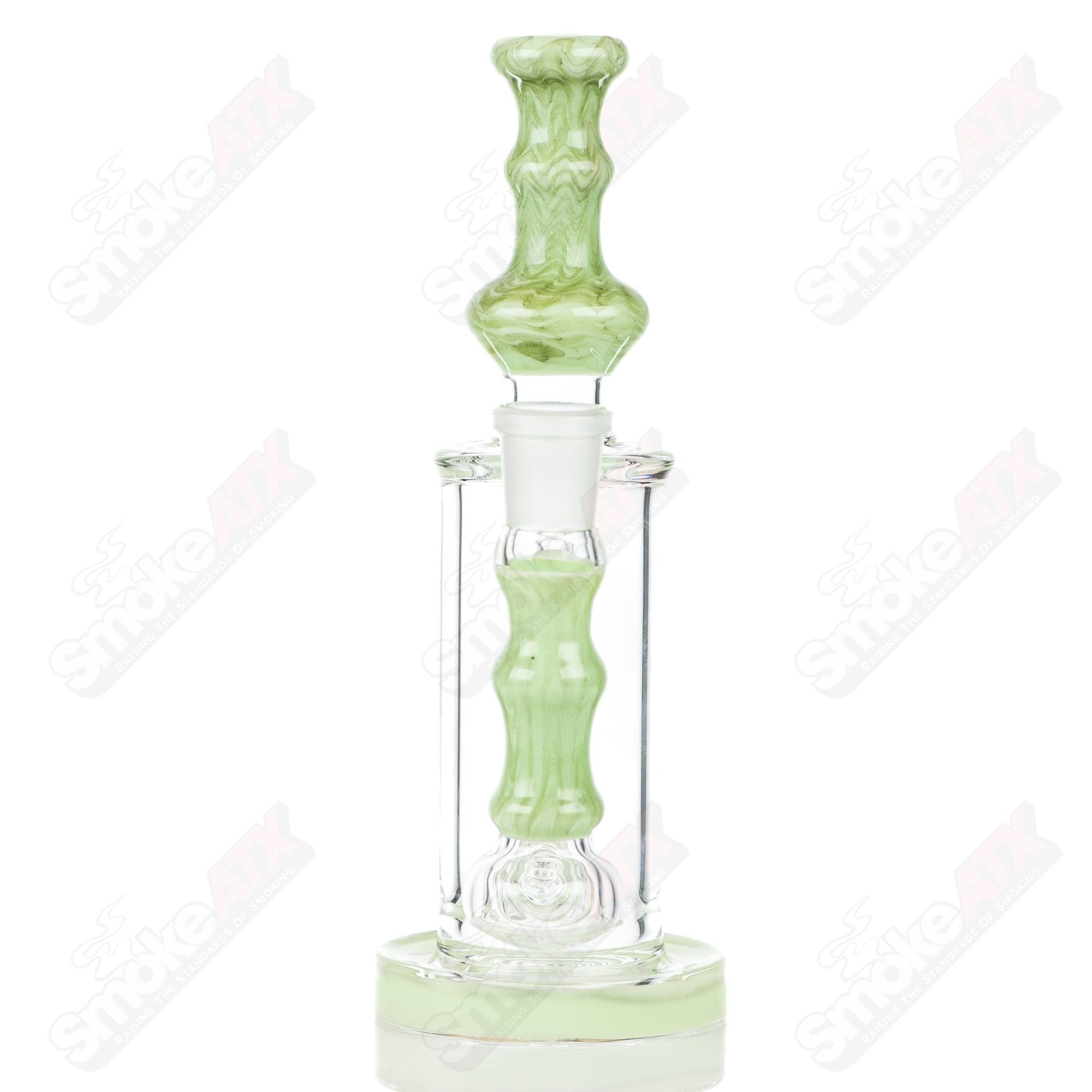 2 18mm 50mm Wrap n Rake Inline Tube Tagle Glass - Smoke ATX