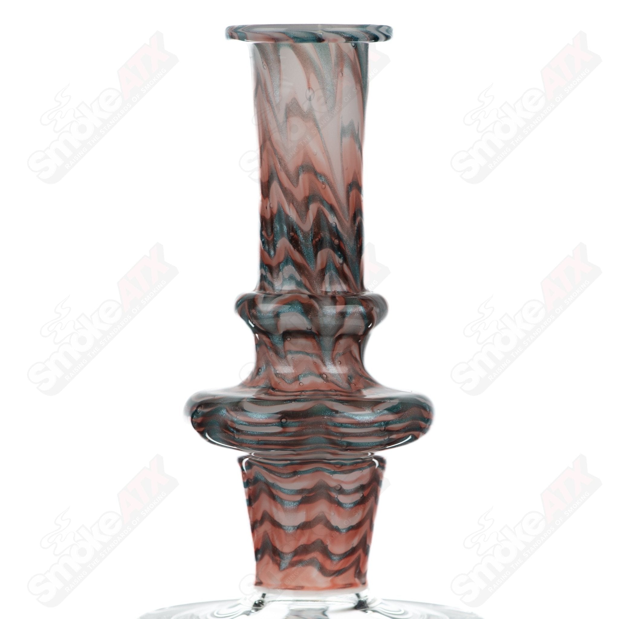 2 18mm 60mm Wrap n Rake Inline Tube Tagle Glass - Smoke ATX