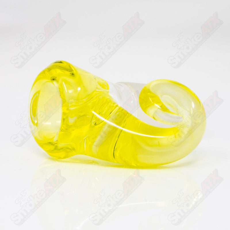 Lemondrop 18mm Full Accent Slide Black T Glass
