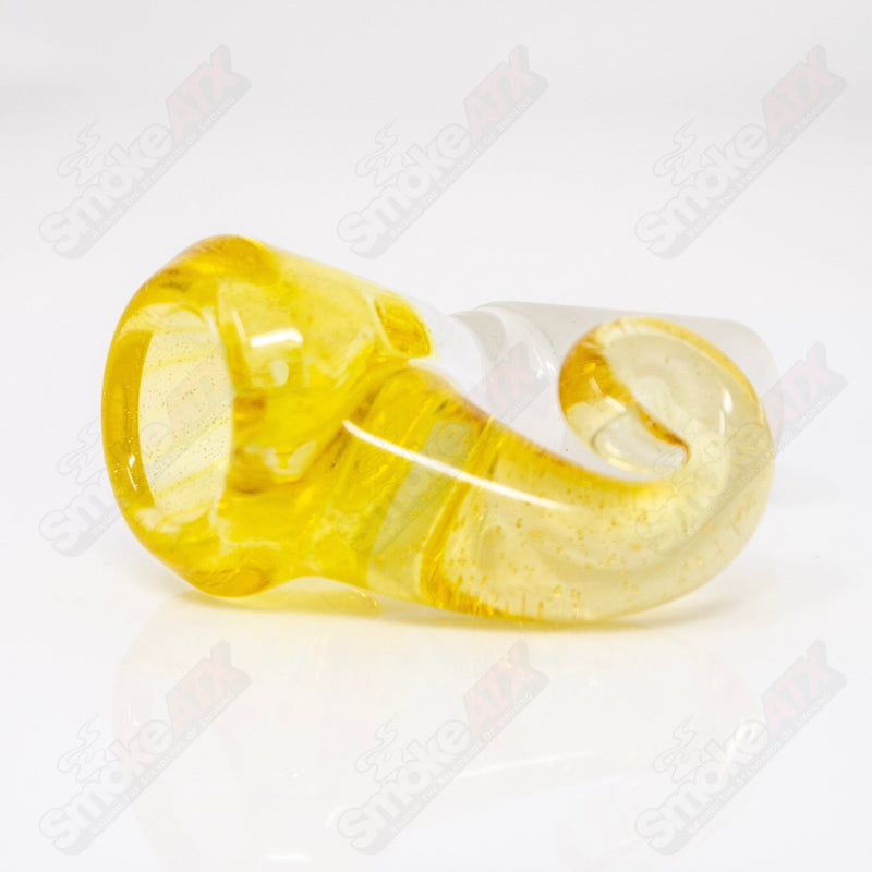 Yellow 18mm Full Accent Slide Black T Glass