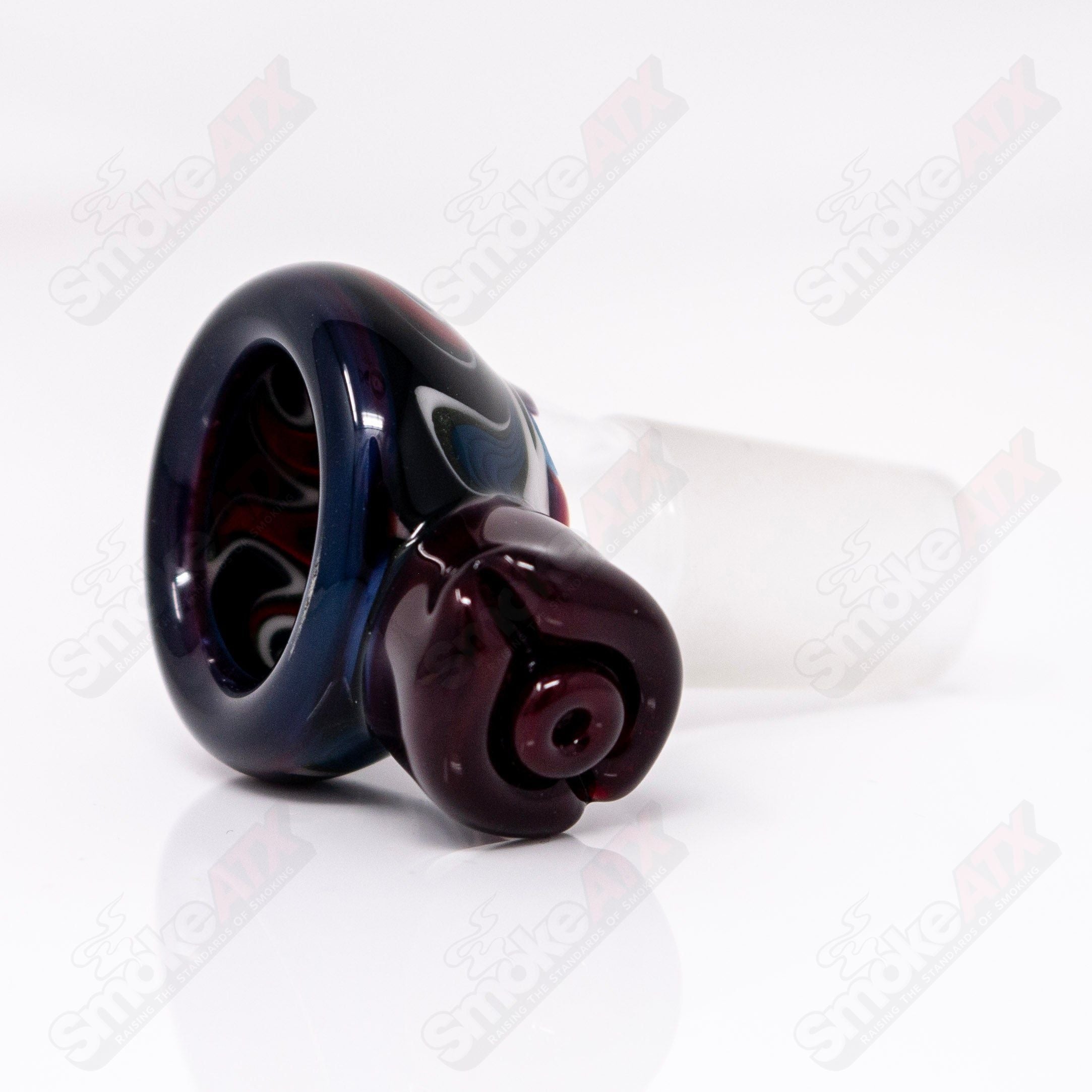 Linework 18mm Full Accent Slide Black T Glass #7 - Smoke ATX