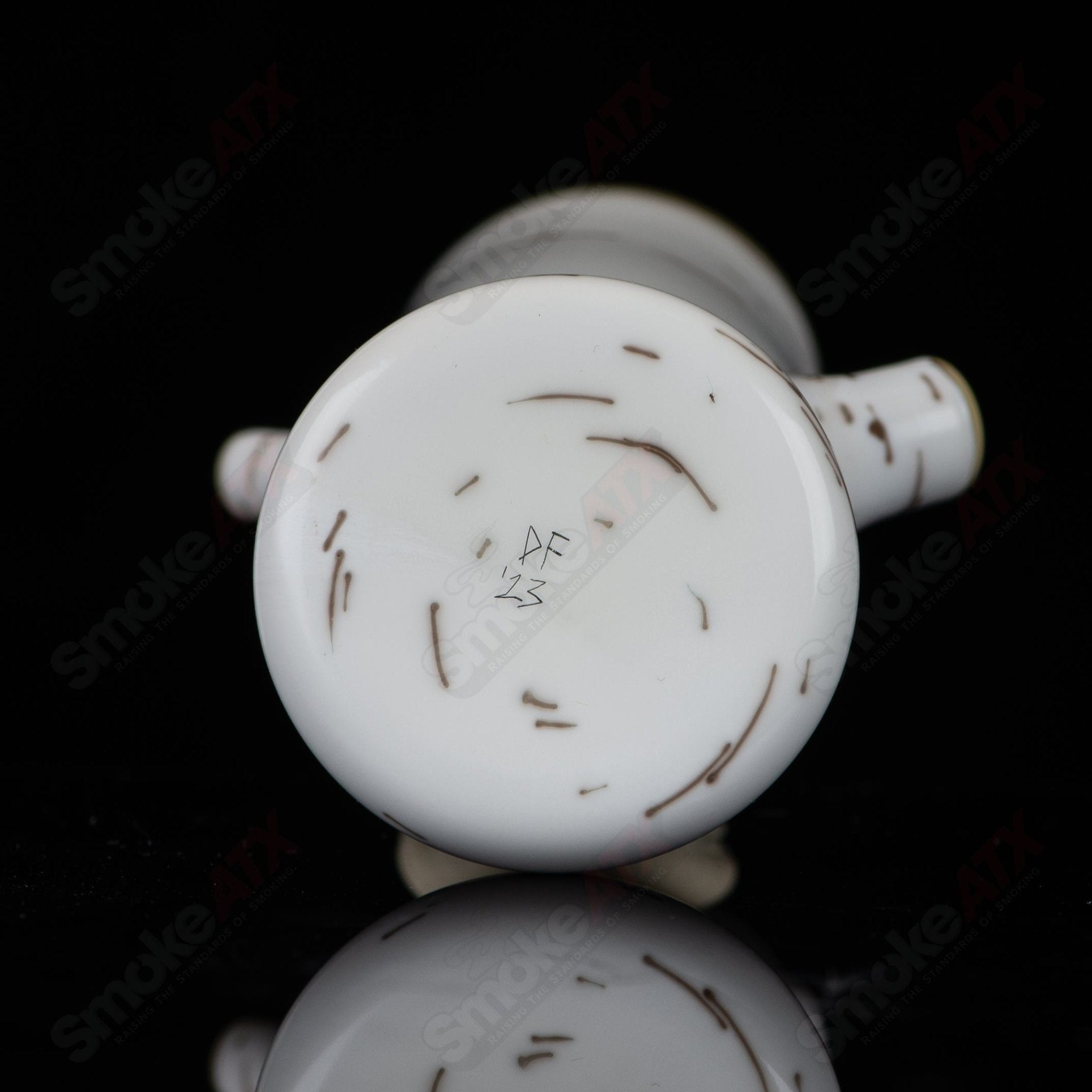 2 Birch Poker Pipe Foster Glass - Smoke ATX