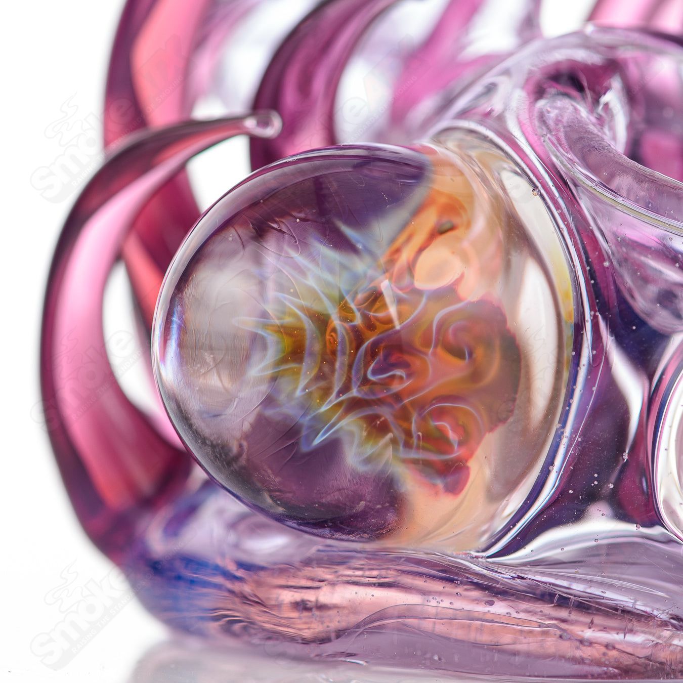 2 Squat Lock Flower Pipe Freeek Glass - Smoke ATX