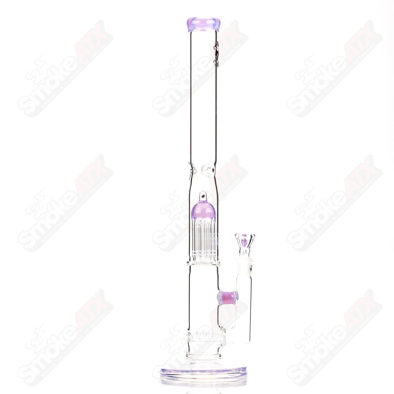 20in 18mm Stemline 8 Arm (Pink Slyme) Texas Tubes - Smoke ATX