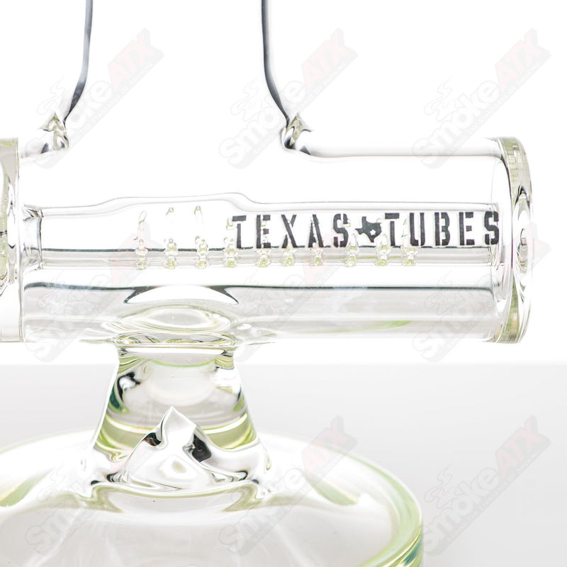 18in 18mm Inline to 8 Arm (Green Slyme) Texas Tubes - Smoke ATX