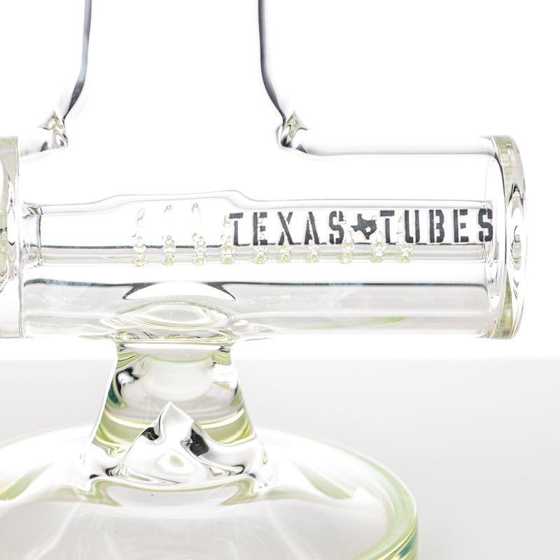 18in 18mm Inline to 8 Arm (Green Slyme) Texas Tubes - Smoke ATX