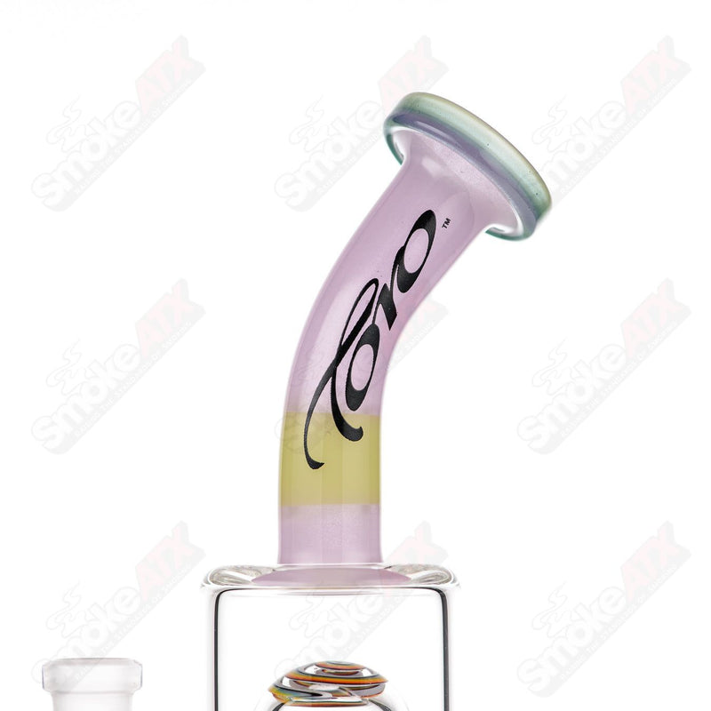 #1 Double Macro 8-Arm Tree w Full Color UV Accent Foot/Mouthpiece Toro Glass
