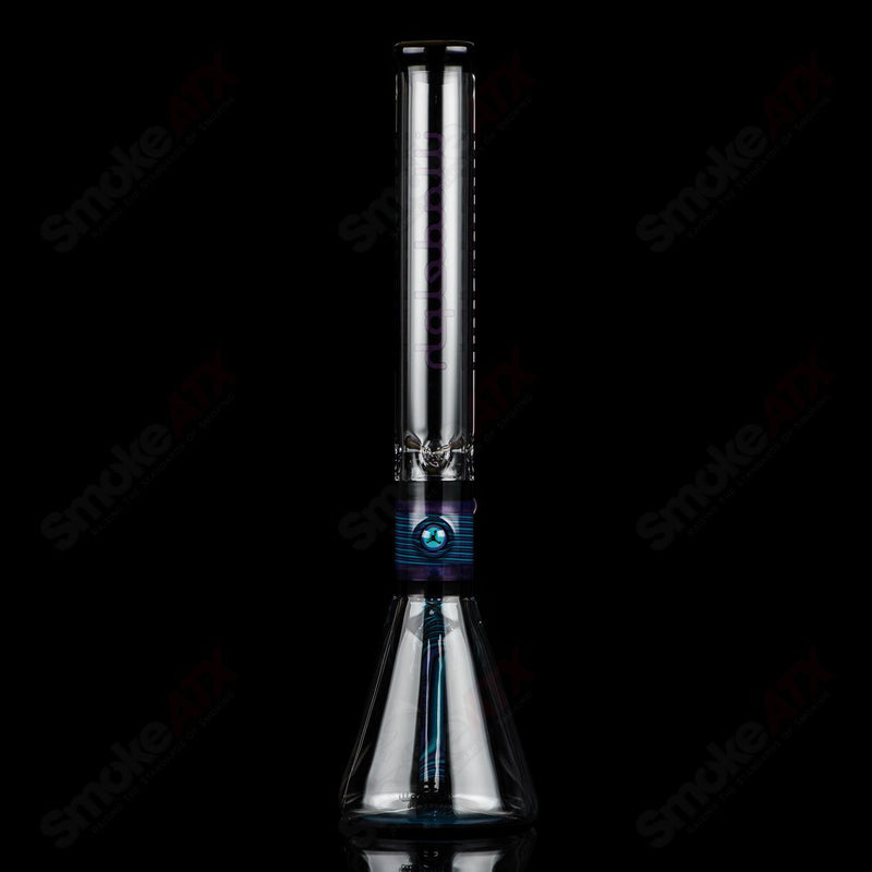 Illadelph Purple And Aqua Jordan Beaker - Smoke ATX