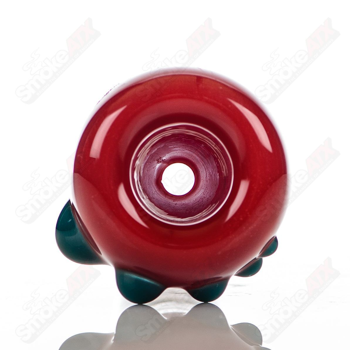 22 18mm Full Color Push Slide Bowl Dustorm Glass - Smoke ATX