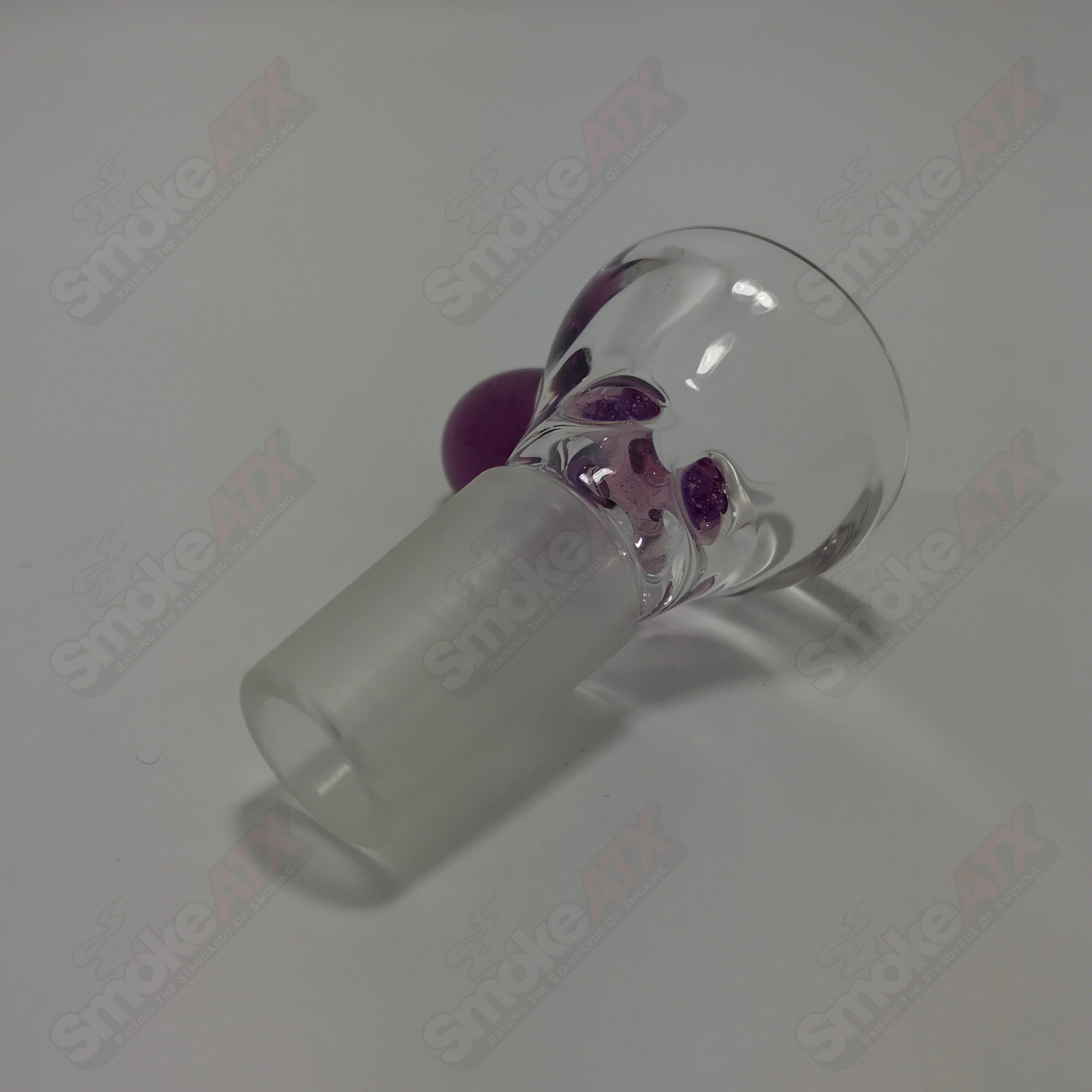 Parallax CFL Black T Glass 18mm Partial Accent Slide #8 - Smoke ATX