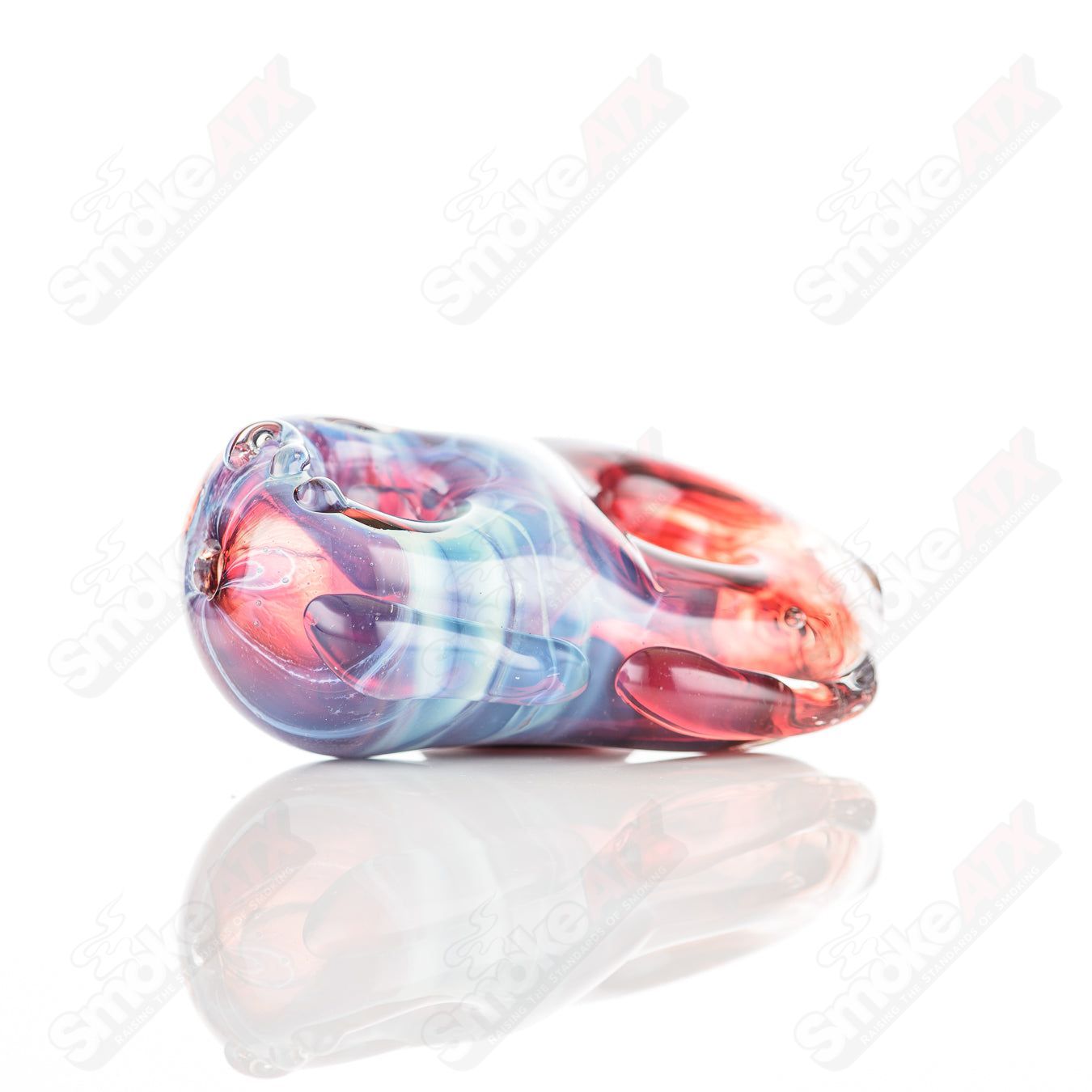 25 Donut Chillum Glass by Nobody - Smoke ATX
