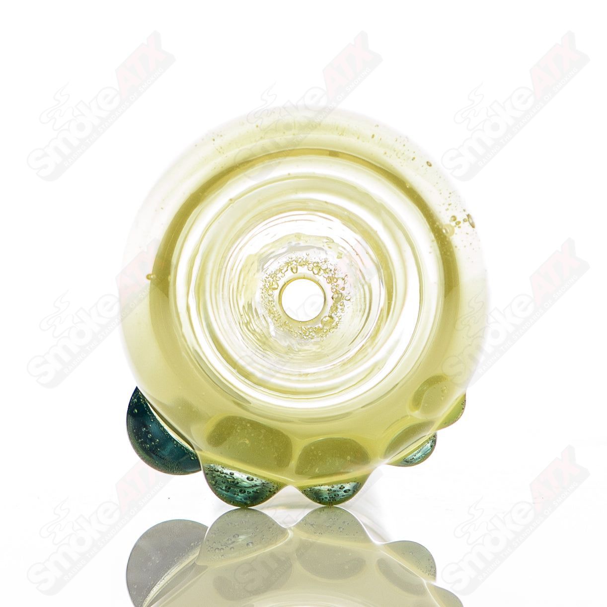 26 18mm Full Color Push Slide Bowl Dustorm Glass - Smoke ATX