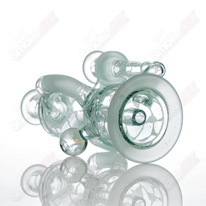 Tonic Single Color Double Up Rig Rooster Glass - Smoke ATX