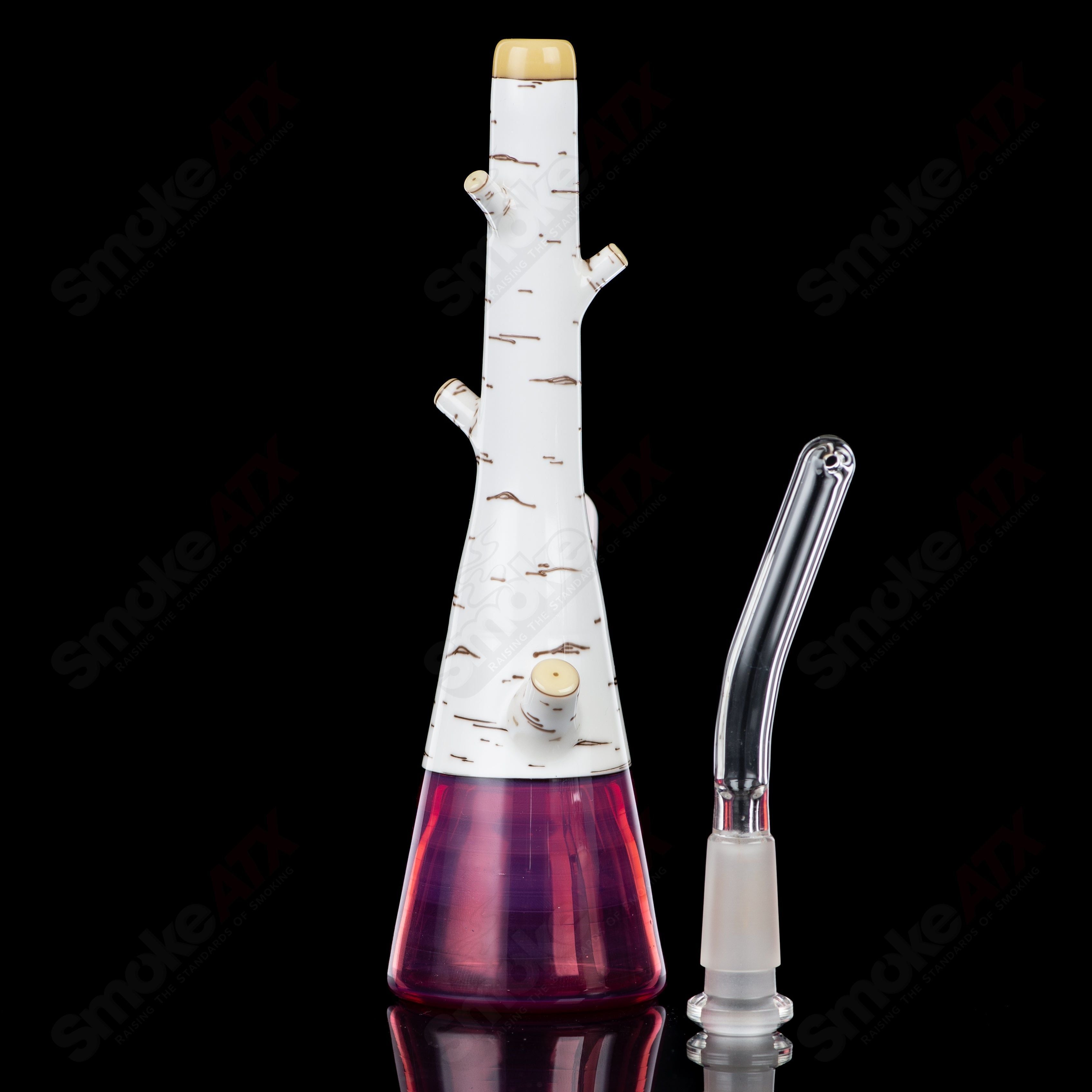 #3 Birch Tube Foster Glass - Smoke ATX