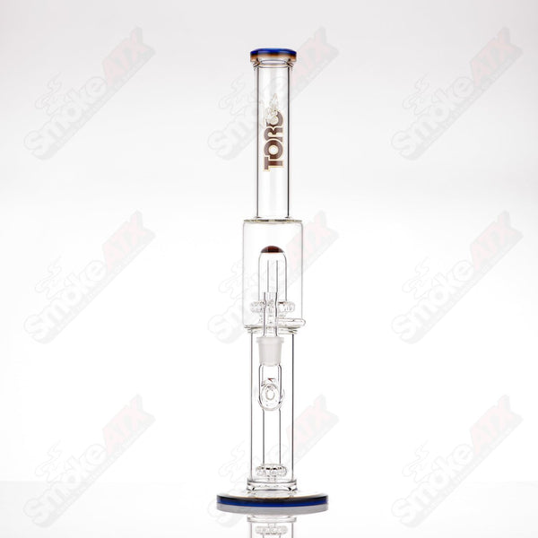 #1 18mm Full size Circ to Circ Toro Glass - Smoke ATX