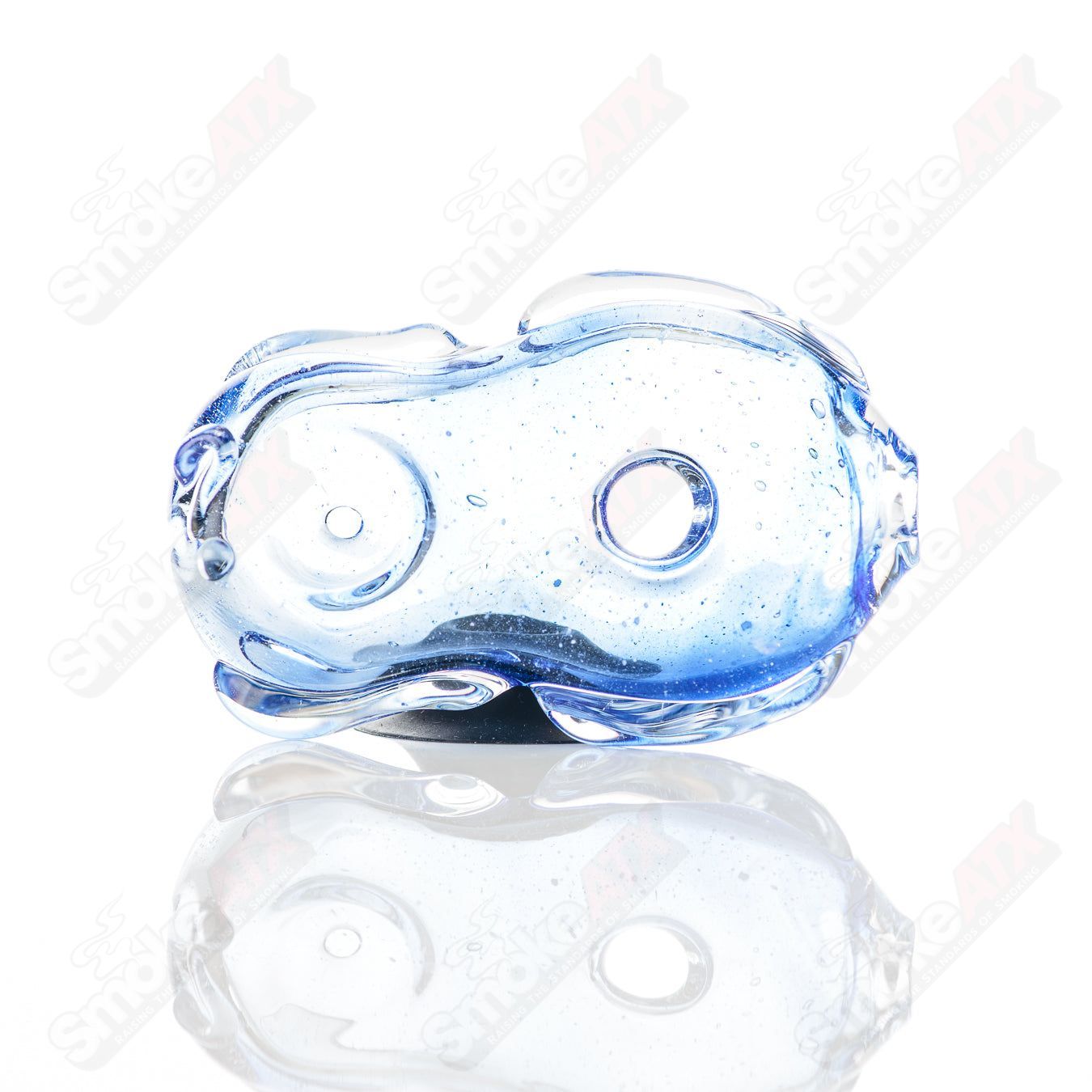 #21 Donut Chillum Glass by Nobody - Smoke ATX