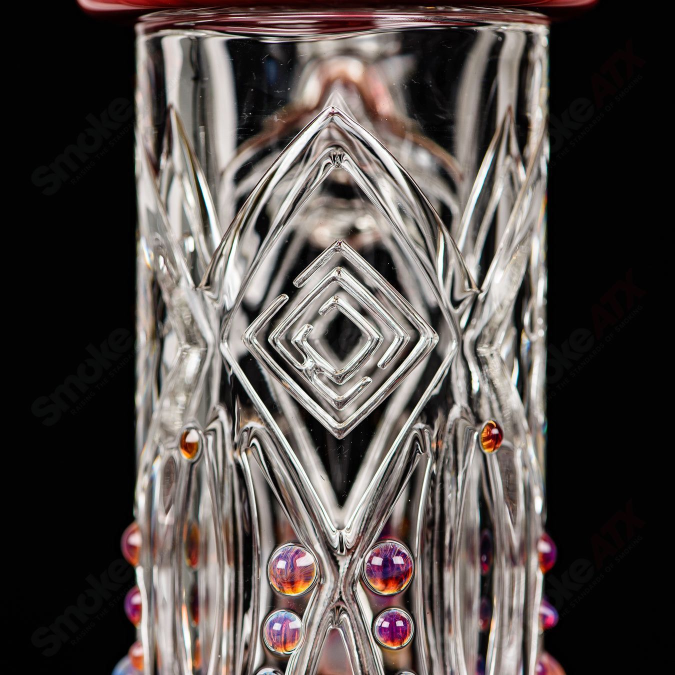 #2 Elementum Color Accent Membrane Tube Avant-Garde Glass - Smoke ATX