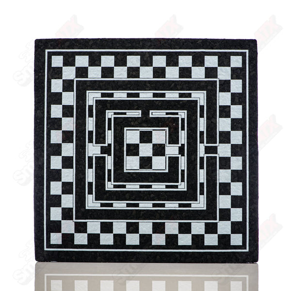 Avant Garde LE B&W Checkered Mood Mats - Smoke ATX