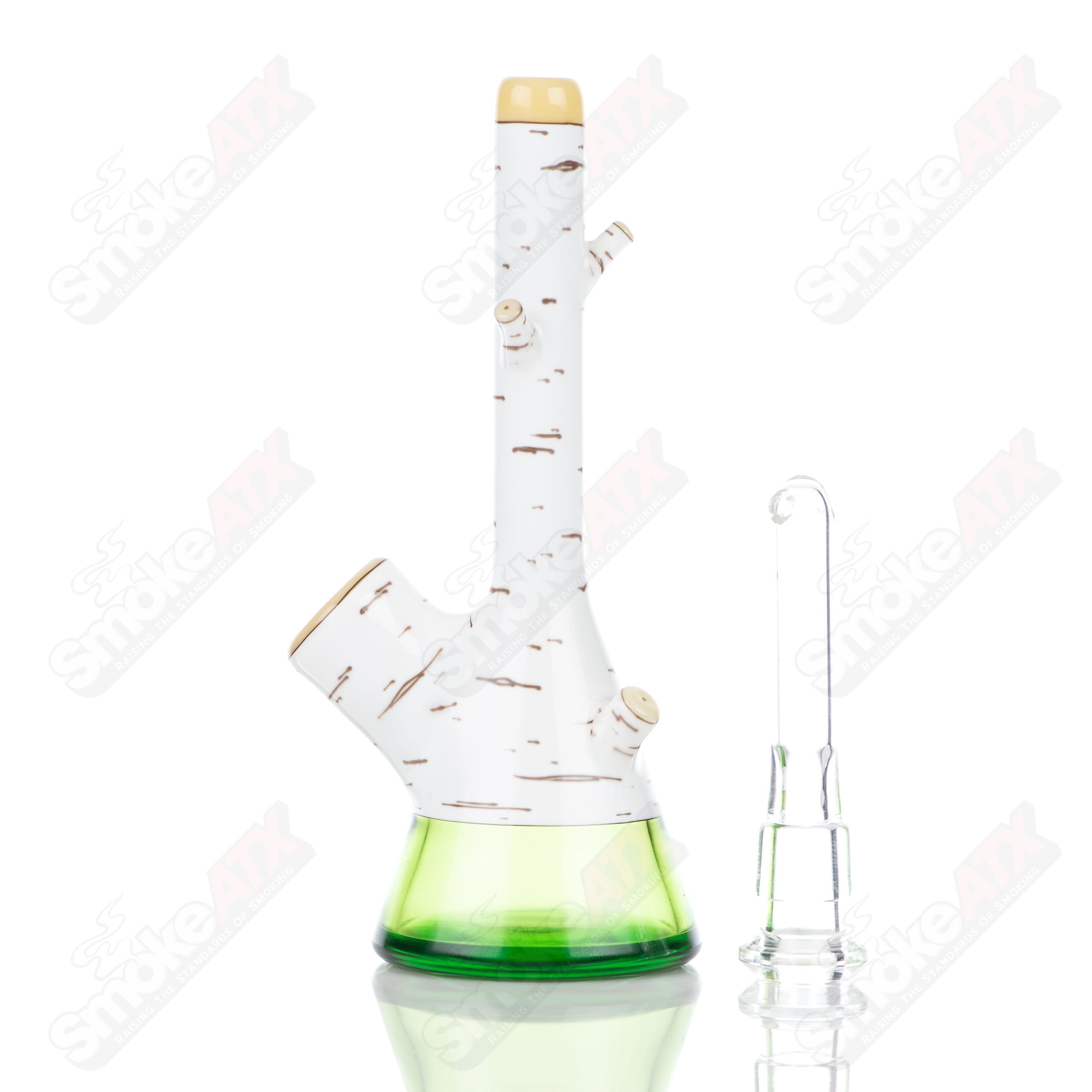 #3 Birch Mini Tube Foster Glass - Smoke ATX