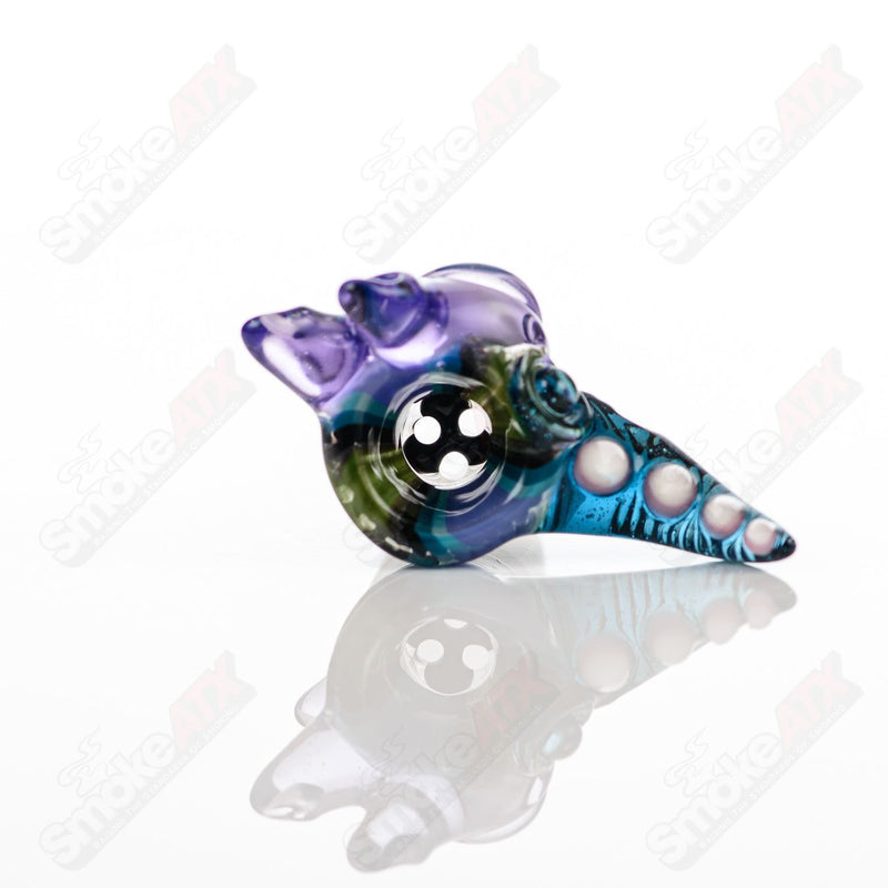 19mm UV Slide 3 Hole (Purple Rain/Atomic Stardust/Green/Purple/Blue/Linework Tubing) SALT - Smoke ATX