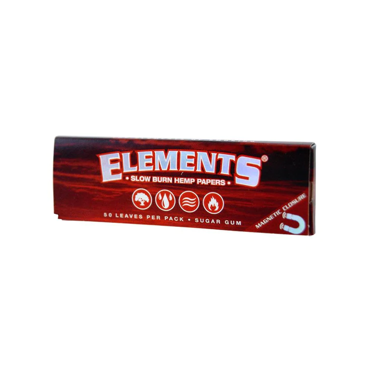 1 1/4 Hemp Rolling Papers Elements - Smoke ATX