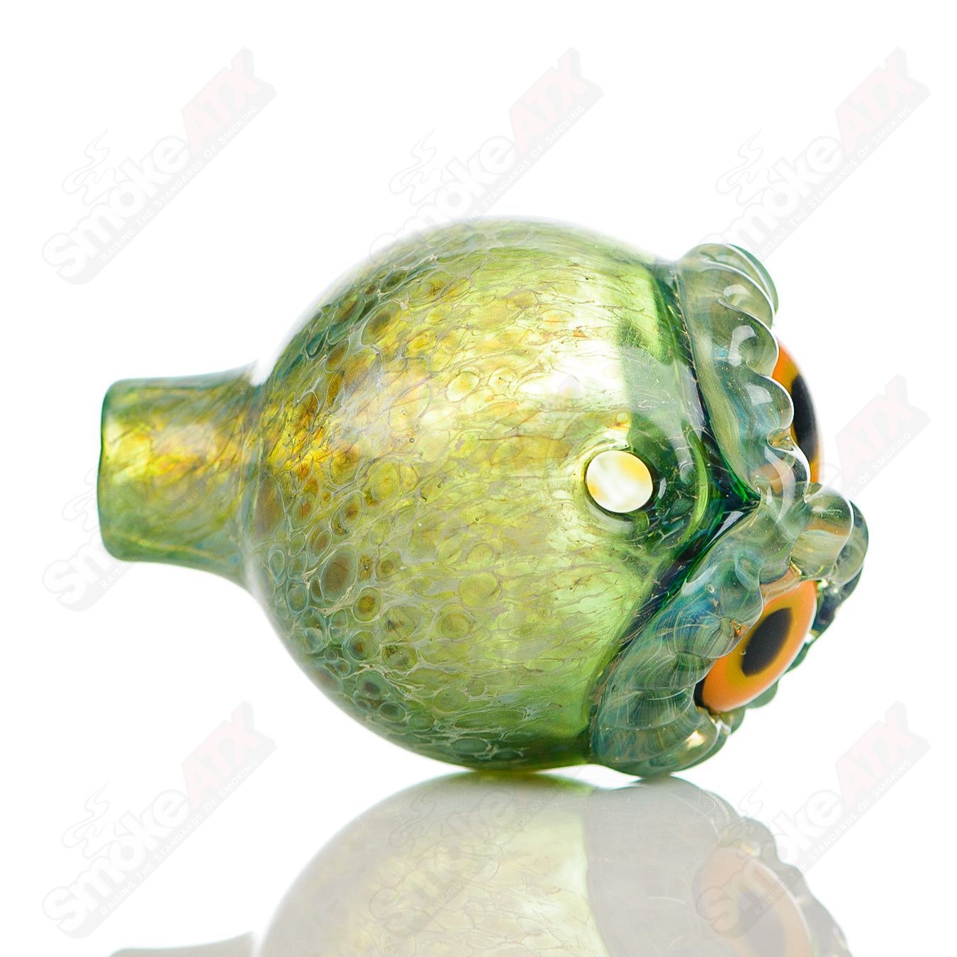 #3 Spotted Owl Carb Cap Four Winds Flameworks - Smoke ATX