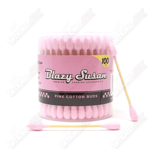 Blazy Susan Pink Cotton Buds 100ct - Smoke ATX