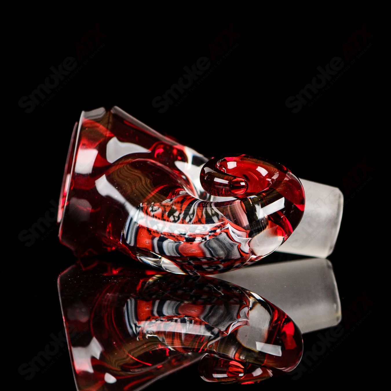 3 14mm Gold Ruby Slide LE /25 Black T x Crunklestein - Smoke ATX