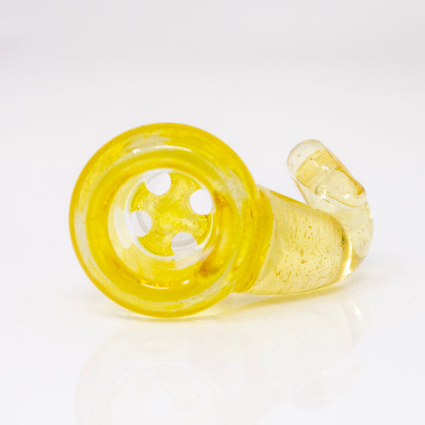Yellow 18mm Full Accent Slide Black T Glass #5 - Smoke ATX