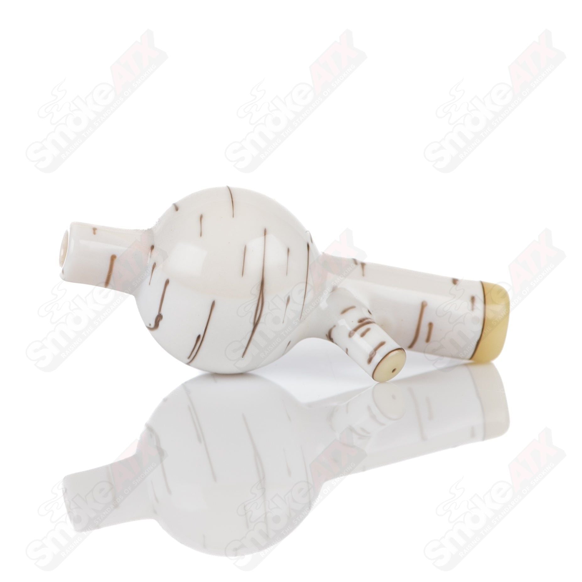 3 Birch Carb Cap Foster Glass - Smoke ATX