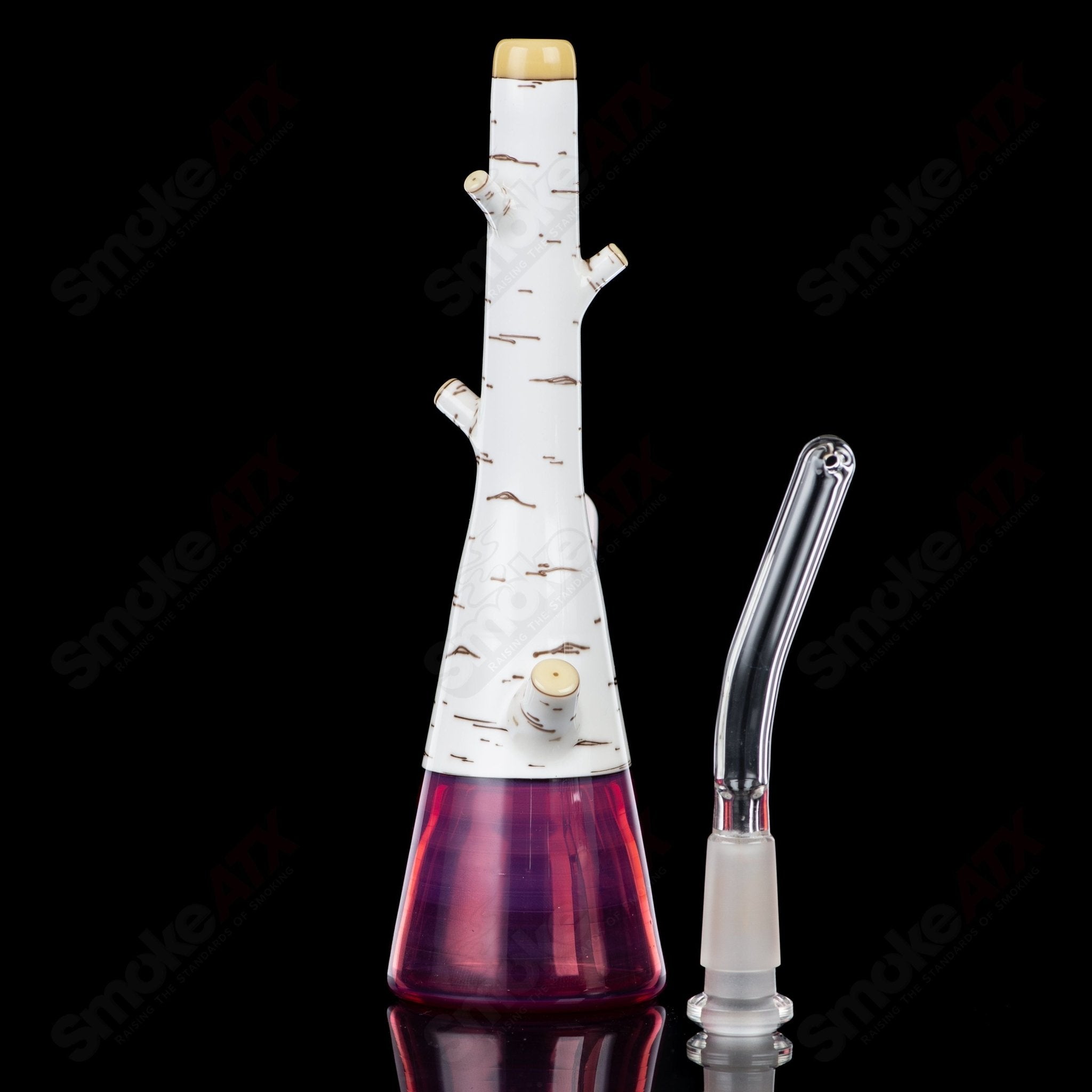 3 Birch Tube Foster Glass - Smoke ATX