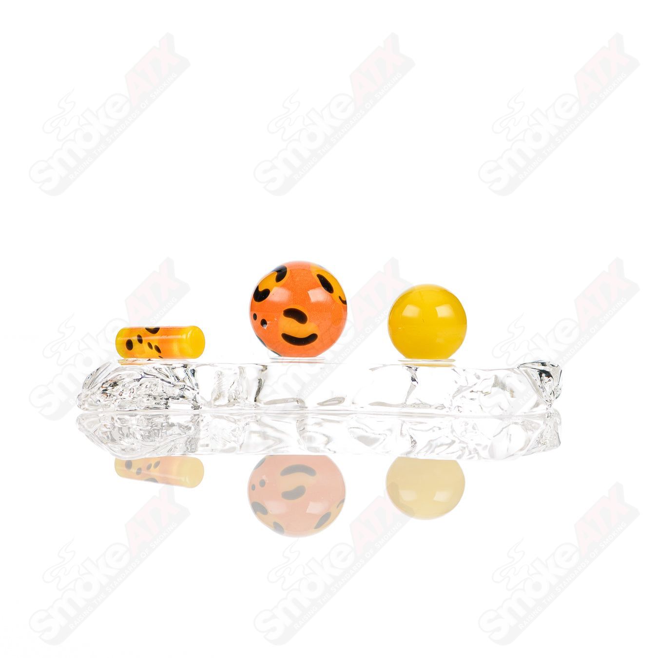 3 Leopard Set Adventures In Glass Blowing - Smoke ATX