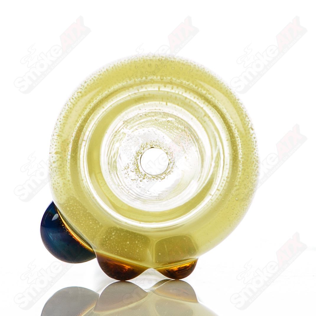 30 18mm Full Color Push Slide Bowl Dustorm Glass - Smoke ATX