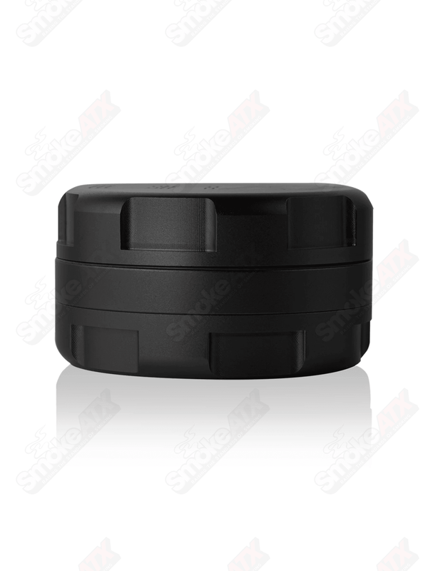 Black 3-Piece 1.25in Grinder Grav - Smoke ATX