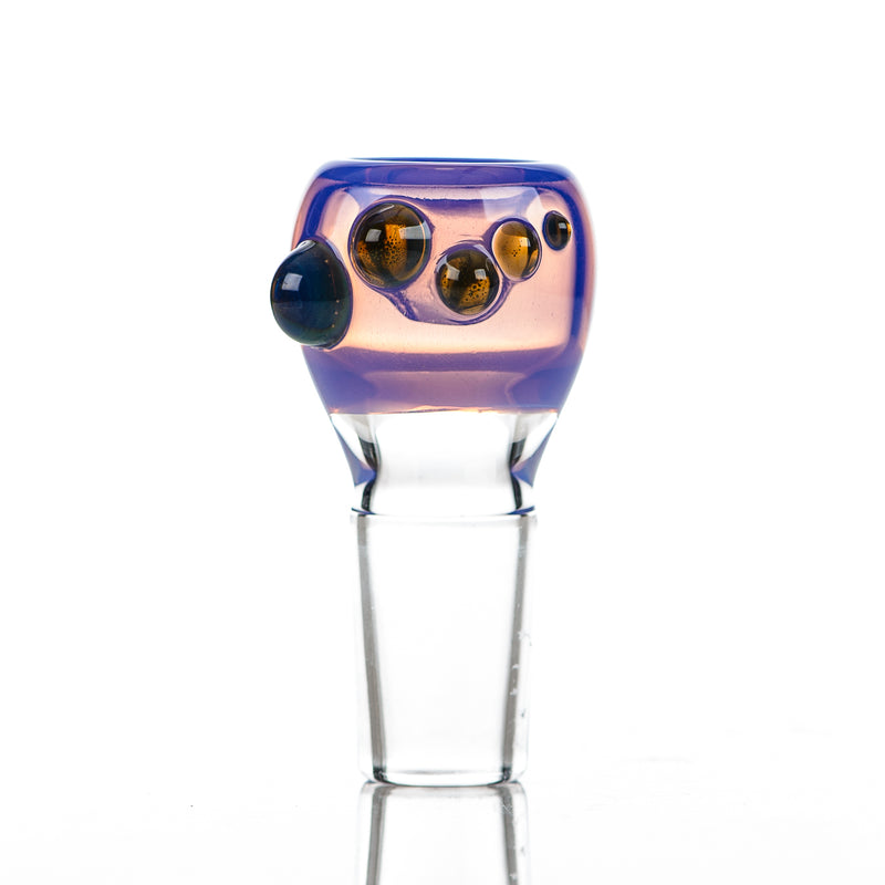 #19 18mm Full Color Push Slide Bowl Dustorm Glass