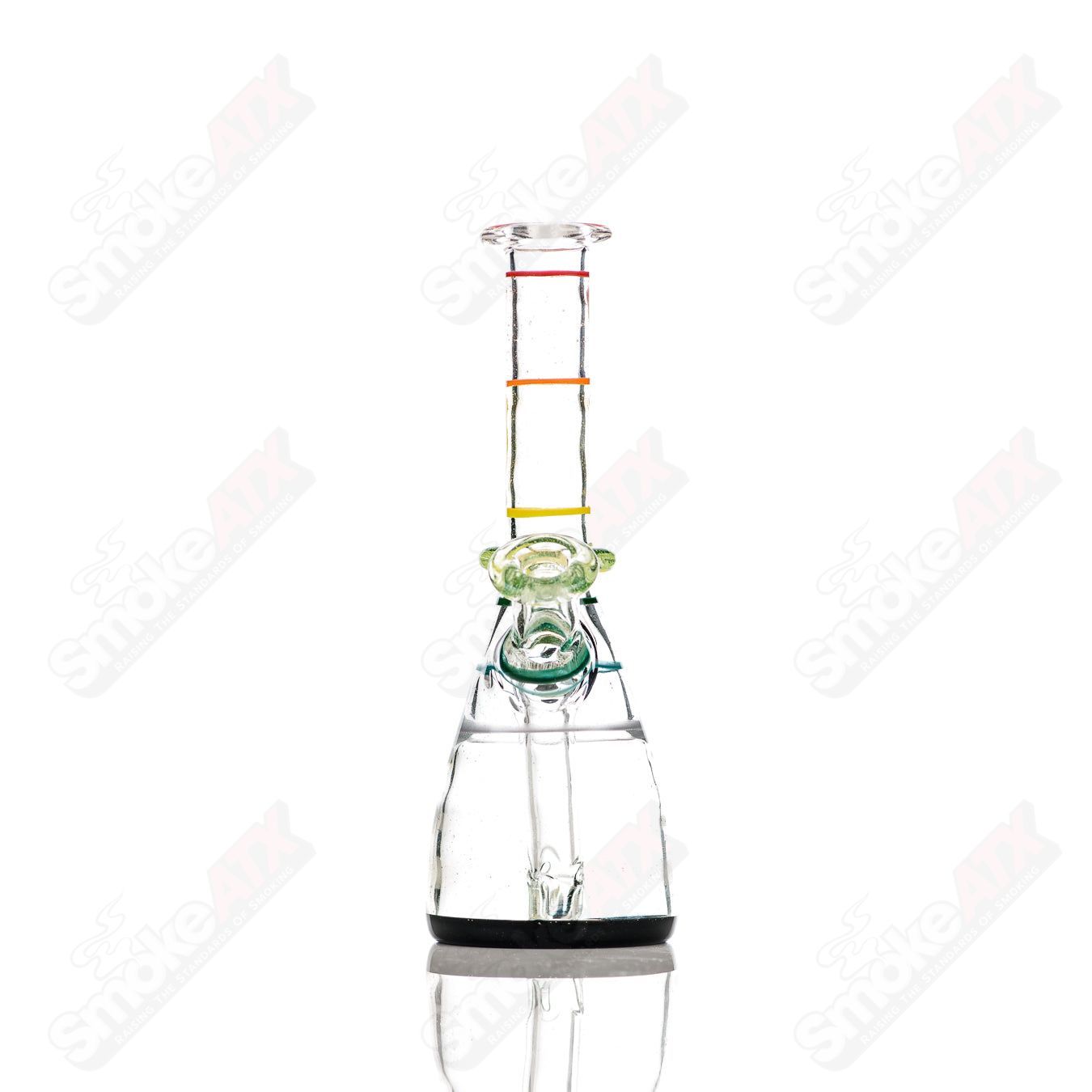 #1 10mm UV Secret Double Rainbow Tube Dustorm Glass - Smoke ATX
