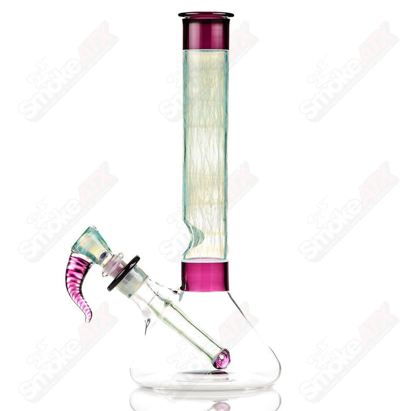 Tube (Gold Amethyst/ White Lotus/ Neptune) w Bowl Indo x GD - Smoke ATX