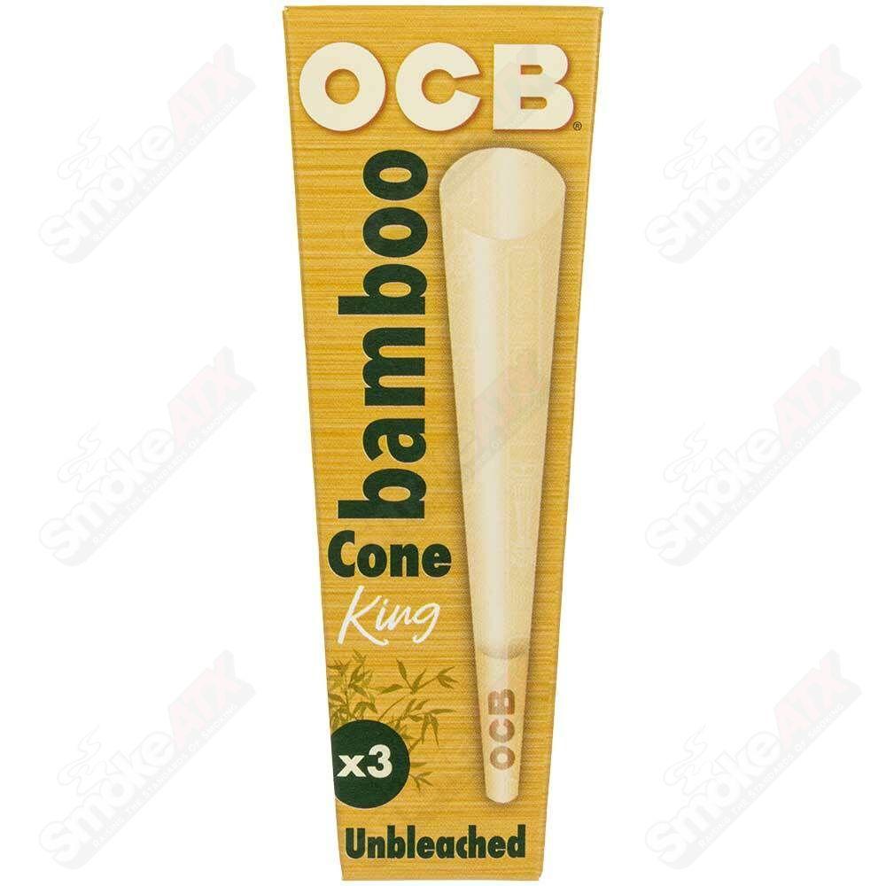 3pk King Unbleached Cones OCB - Smoke ATX
