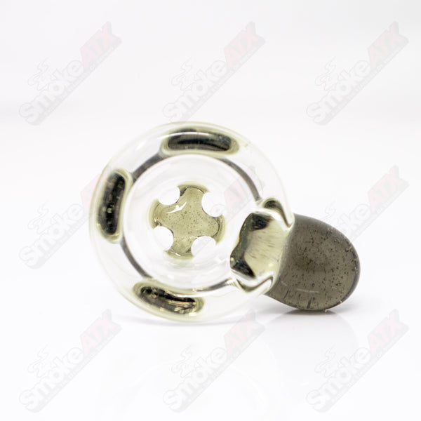 Parallax CFL Black T Glass 18mm Partial Accent Slide #8 - Smoke ATX