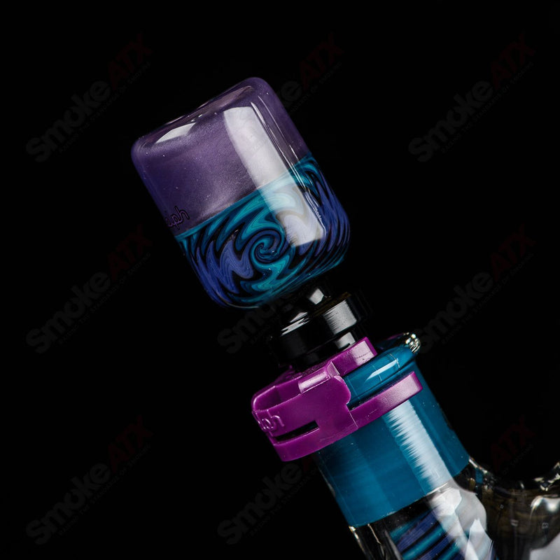 Illadelph Purple And Aqua Jordan Beaker - Smoke ATX