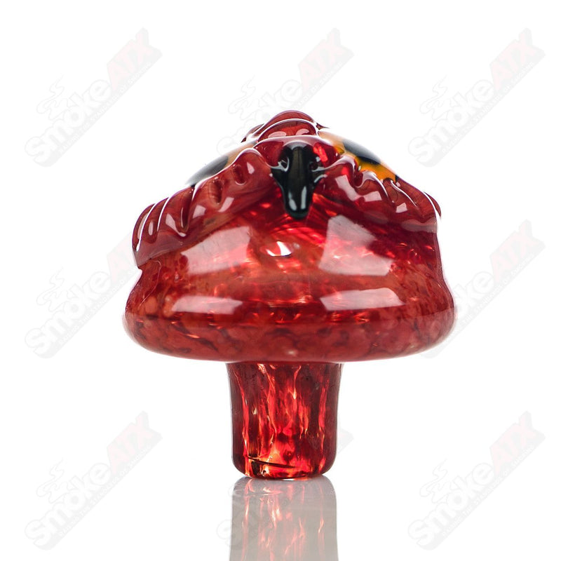 #6 Spotted Owl Carb Cap Four Winds Flameworks
