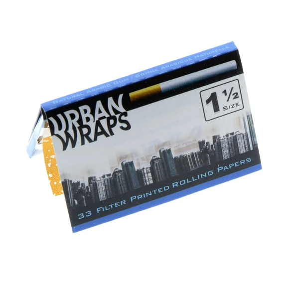 1 1/2 Filter Printed Rolling Papers Urban Wraps - Smoke ATX
