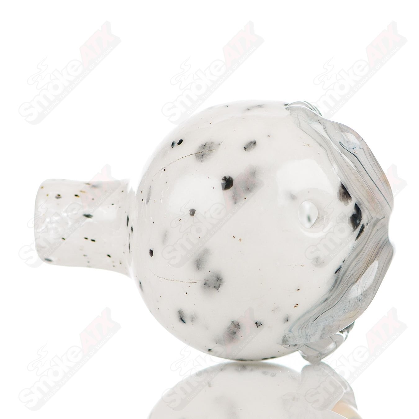 #4 Spotted Owl Carb Cap Four Winds Flameworks - Smoke ATX