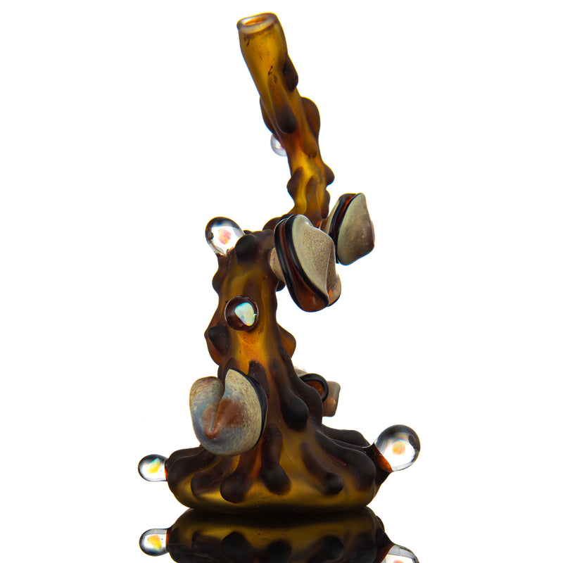 Flowing Tea Rig w/ Teacup Dux Glass - Smoke ATX