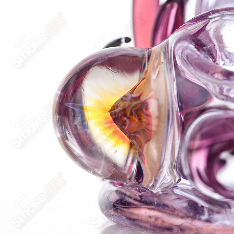 Squat Lock Flower Pipe Freeek Glass - Smoke ATX